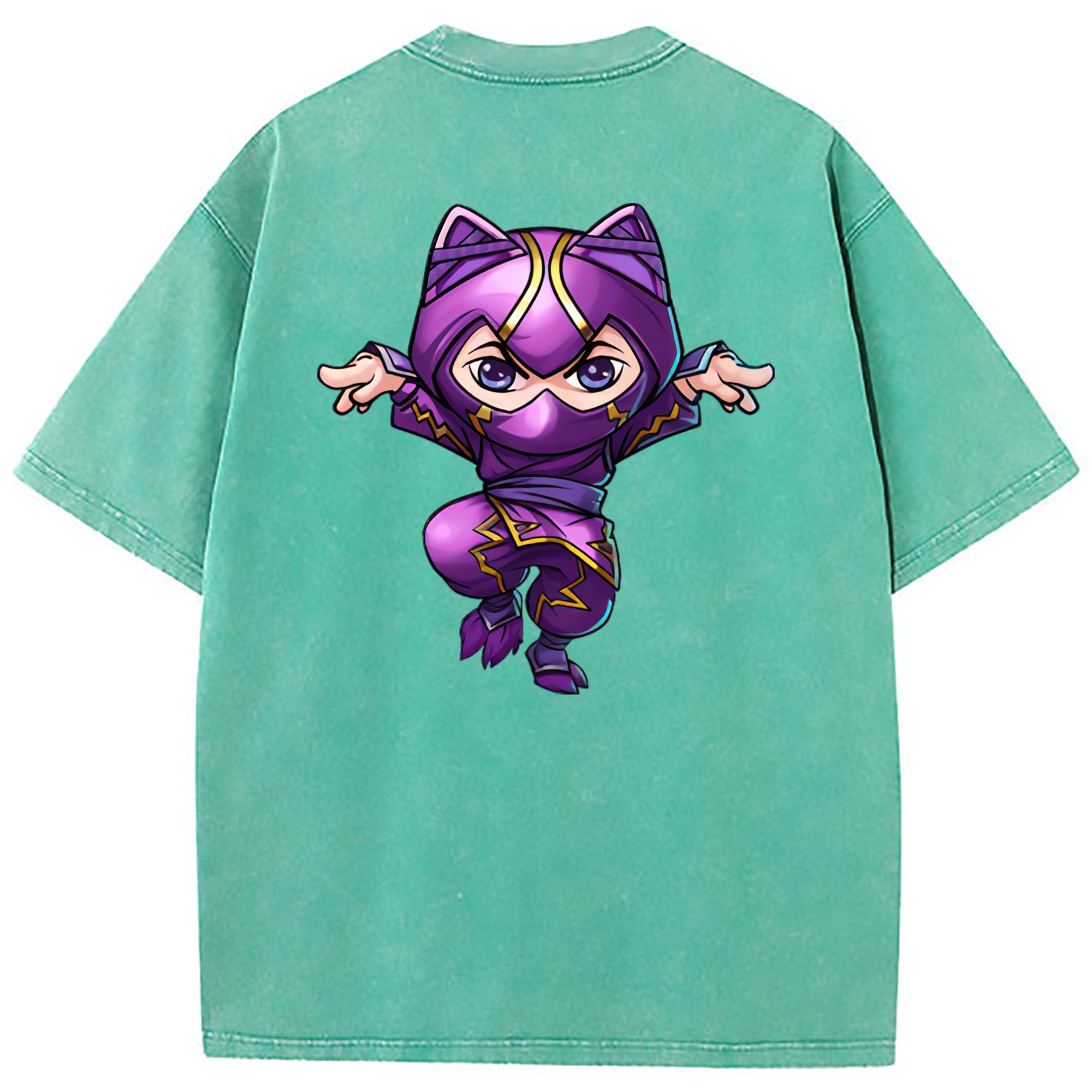 （画像用） リーグ・オブ・レジェンド League of Legends LOL 綿100% ヴィンテージ風 半袖Tシャツ（背面プリント）
